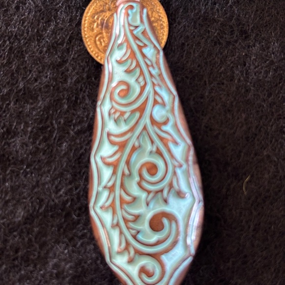 Vintage Chinese Export Clip-On Earrings - Picture 7 of 8